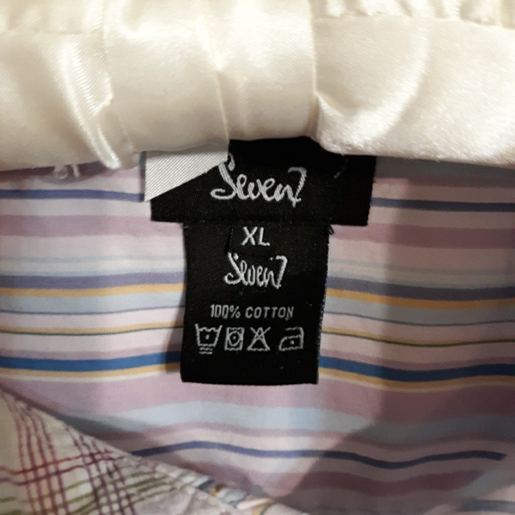 Seven7 flip cuff long sleeve button down XL - Picture 3 of 6